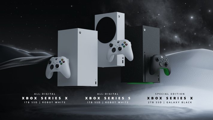 Microsoft zapowiedział 3 nowe modele konsol Xbox Series X/S