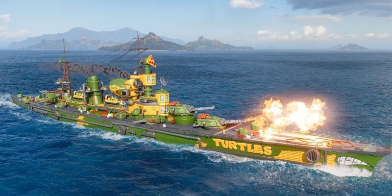 World of Warships: Wojownicze Żółwie Ninja trafiły do gry