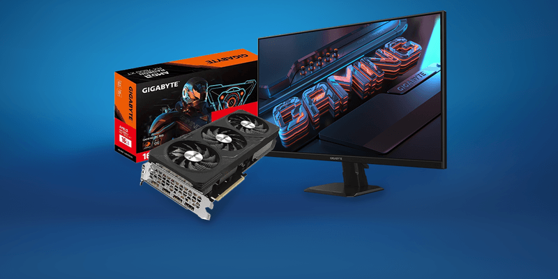 Do grania w QHD nie potrzebuję niczego więcej: karta Gigabyte Radeon RX 7600 XT Gaming OC 16G i monitor Gigabyte GS27QX