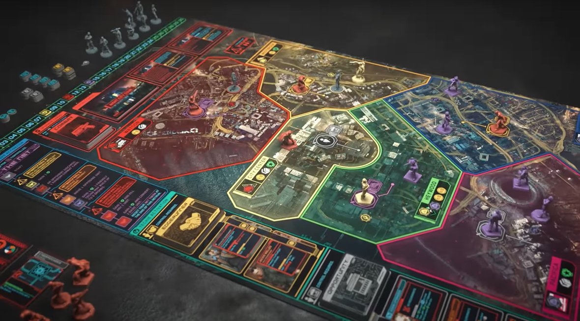 Cyberpunk 2077: Gangs of Night City – Planszówka zebrała już milion złotych