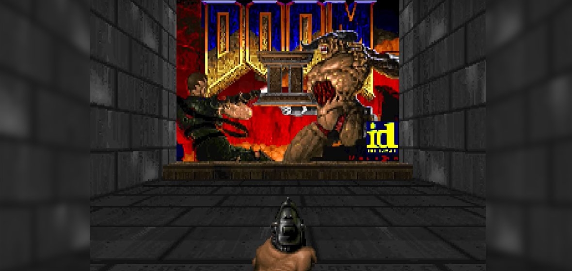 Doom został uruchomiony w Doomie 2. Zastępuje teksturę ściany