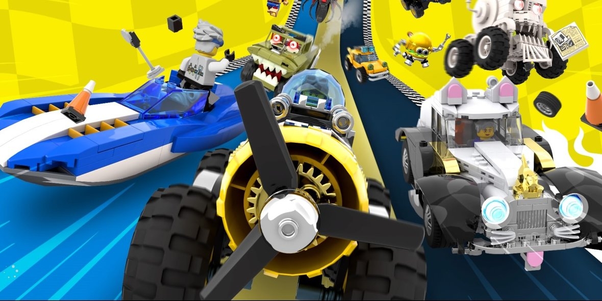 LEGO 2K Drive: Wyciekły materiały z wyścigów w stylu Mario Karta