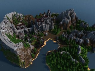 Anor Londo w&nbsp;Minecrafcie, czyli klockowe Dark Souls wygląda zaskakująco dobrze