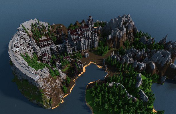 Anor Londo w Minecrafcie, czyli klockowe Dark Souls wygląda zaskakująco dobrze