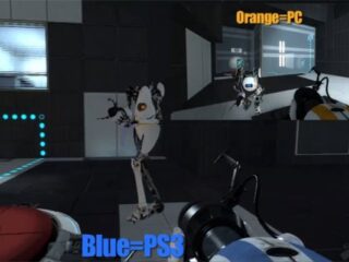 Portal 2: Kooperacja pomiędzy PC-towcem a posiadaczem PS3 [WIDEO]