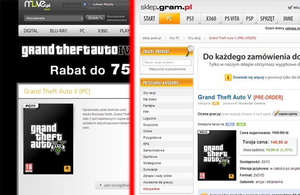 Grand Theft Auto V: Edycja PC – oficjalnie nieistniejąca – w ofercie polskich sklepów z grami [UPDATE]