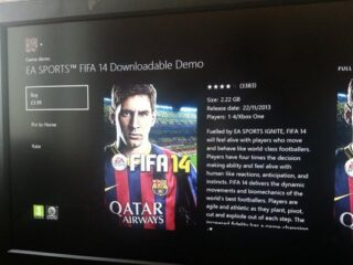 EA pobiera opłaty za&nbsp;dema? Próbki FIFY 14 i&nbsp;UFC w&nbsp;wersji na&nbsp;XBO płatne