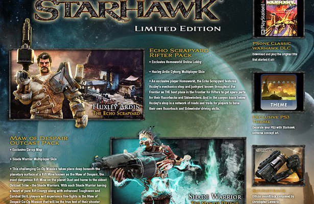 Starhawk: Limitowana edycja bonusem przedpremierowym