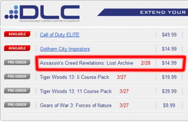Assassin´s Creed: Revelations – Lost Archive: Duże DLC jeszcze w tym miesiącu?