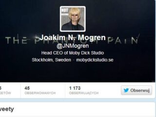 The Phantom Pain: Joakim Mogren zakłada konto na&nbsp;Twitterze. Jakoś tak&nbsp;podobnie wygląda…