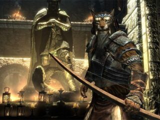 The Elder Scrolls V: Skyrim – Płatnerze na zielonej trawce