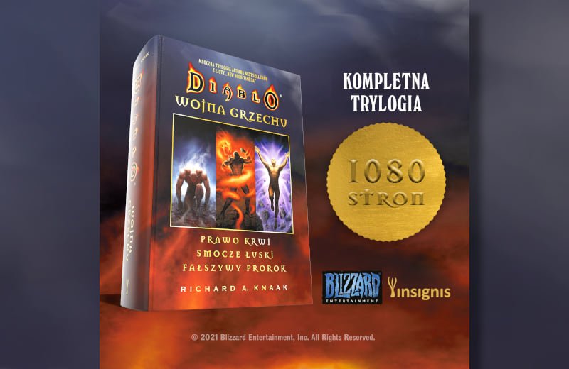 Nowe wydanie trylogii „Diablo. Wojna Grzechu” już w księgarniach!