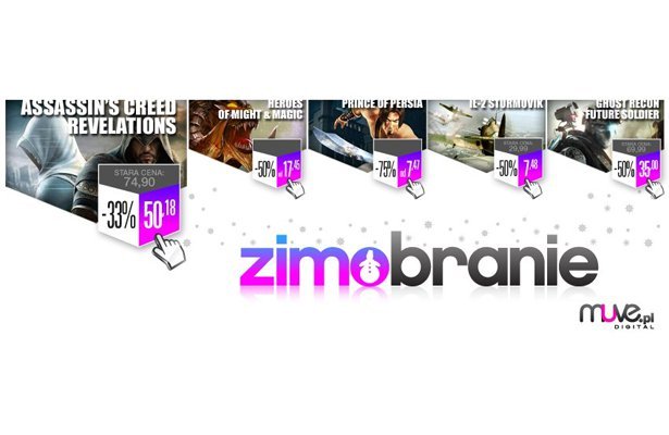 Zimobranie: Wielka zimowa wyprzedaż na Muve Digital ? dzień 5. Ghost Recon: Future Soldier, HAWX, Assassin´s Creed: Revelations