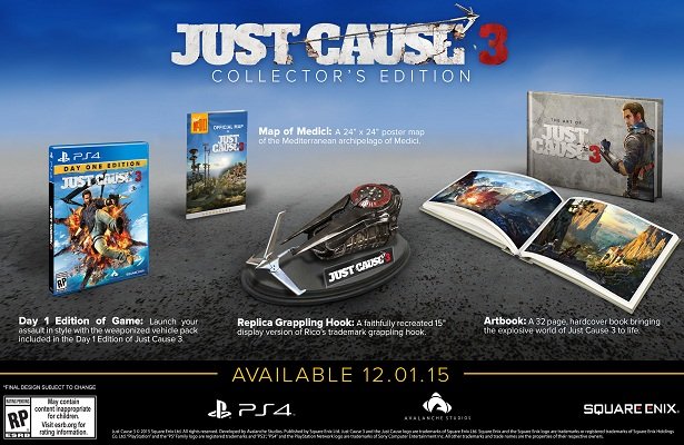 Just Cause 3: hak Rico w edycji kolekcjonerskiej