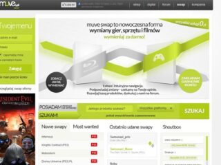 Muve Swap: Platforma do&nbsp;wymiany gier, filmów, sprzętu i&nbsp;nie&nbsp;tylko&nbsp;od&nbsp;Cenegi
