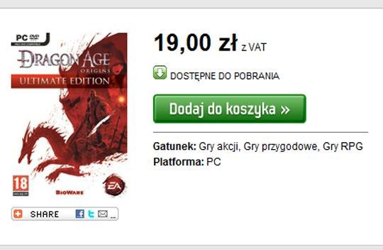 Dragon Age: Początek – Ultimate Edition: Za grosze na EA Store. Błąd czy super obniżka?