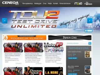 Cenega uruchamia nową wersję strony internetowej. Ładną?