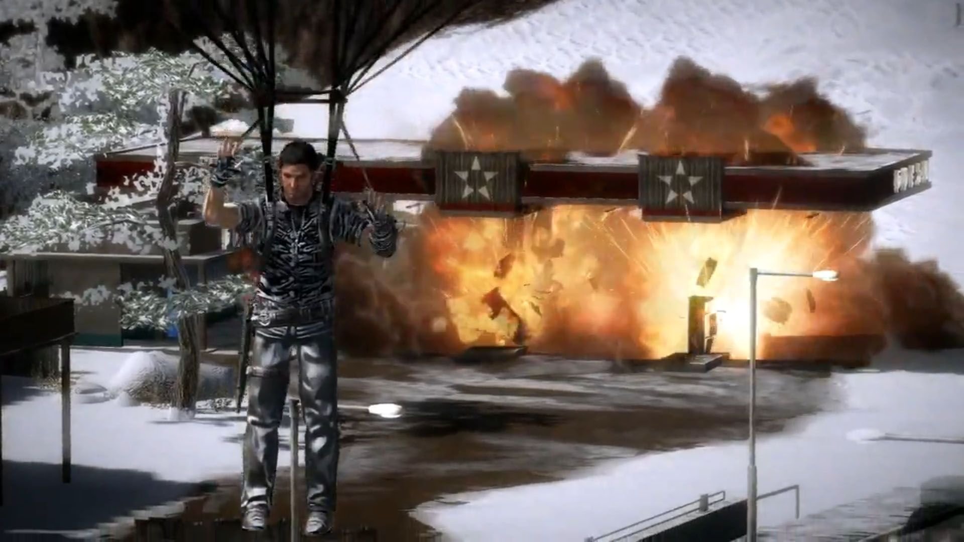 Just Cause 2: O tym, jak przejąć helikopter, jadąc na motocyklu [WIDEO x2]