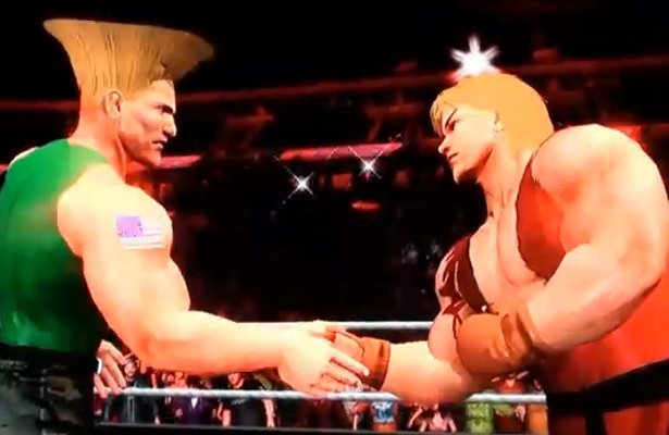 Smackdown vs RAW 2011: Postacie ze Street Fightera uprawiają wrestling [WIDEO]