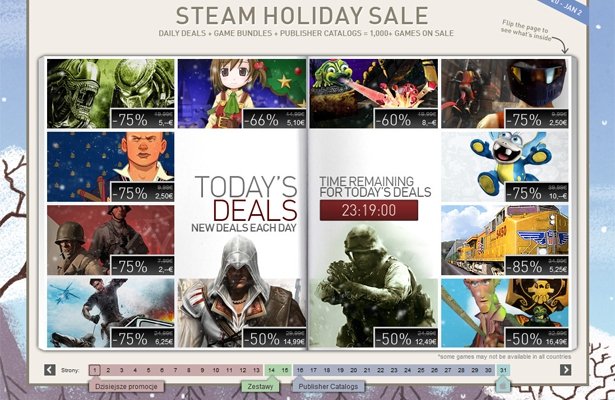 Świąteczna wyprzedaż na Steamie – dzień 3