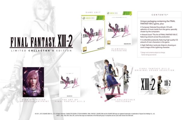 Final Fantasy XIII-2: Szczegóły wydań specjalnych