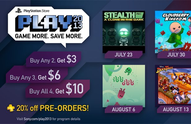 PlayStation Store PLAY: Sony odpowiada na&nbsp;Xbox Live Summer of Arcade. Szczegóły akcji