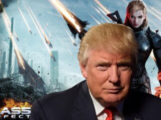Donald Trump reklamuje się Mass Effectem