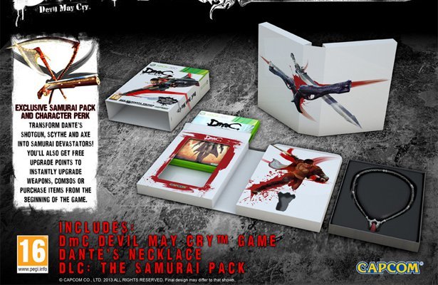 DMC: Devil May Cry – Limitowana edycja z naszyjnikiem Dantego