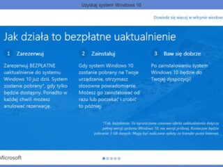 Koniec bezpłatnej aktualizacji do Windowsa 10