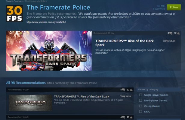 Ochotnicza policja FPS walczy na Steamie z 30 klatkami na sekundę