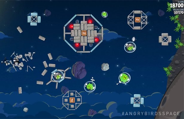 Angry Birds Space: Poleć w kosmos i pobierz demo wersji PC [WIDEO]