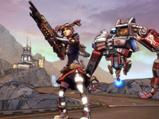 Borderlands 2: Mechromancerka na&nbsp;pierwszym screenie z&nbsp;rozgrywki