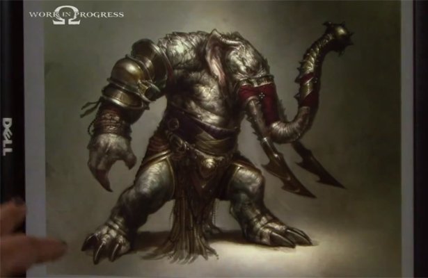 God of War: Wstąpienie ? Co&nbsp;wyjdzie z&nbsp;połączenia minotaura, trolla i&nbsp;cerbera? Przerośnięty słoń [WIDEO]