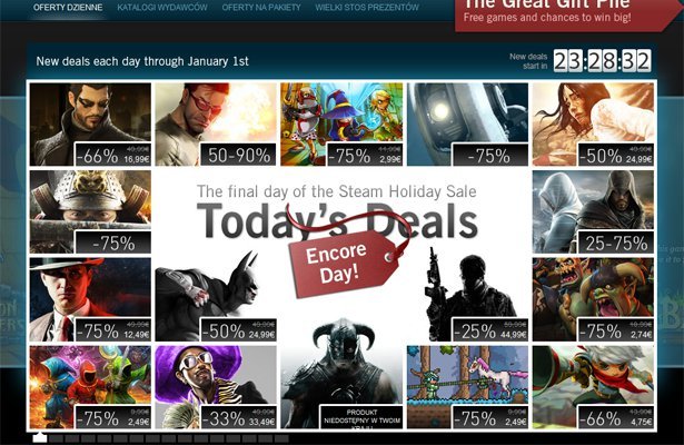 Świąteczna wyprzedaż na Steamie – dzień 14: L.A. Noire, Portal, Magicka, Total War i inne