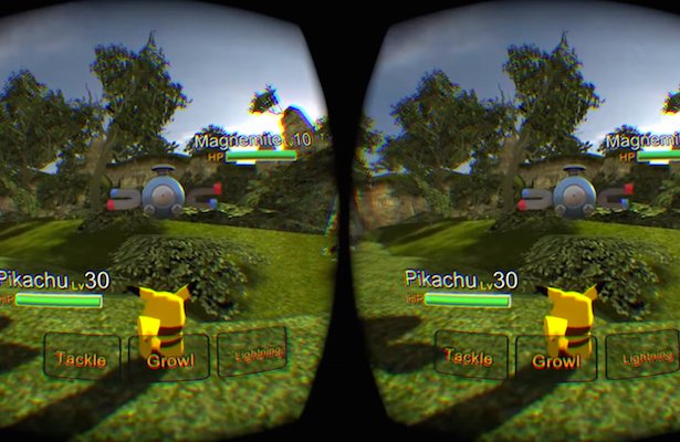 Tak&nbsp;wyglądają Pokemony w&nbsp;wirtualnej rzeczywistości. Oczywiście nieoficjalnie [WIDEO]