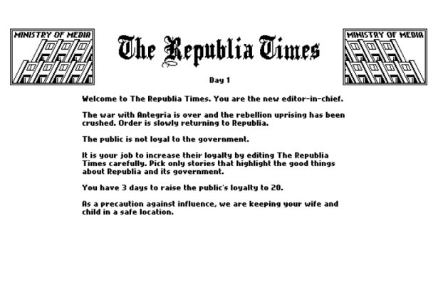 [By the way] The Republia Times