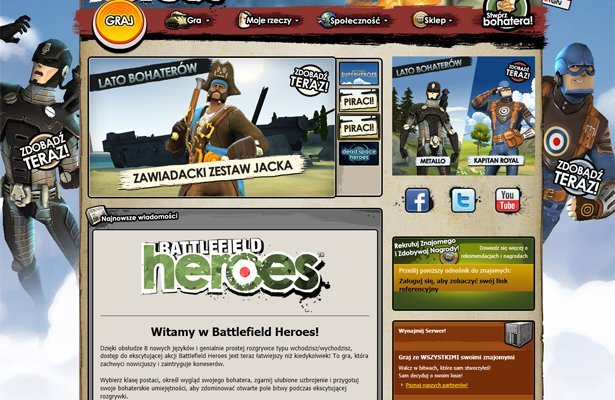 Battlefield Heroes: Drugie urodziny, polska wersja i mapa Wake Island