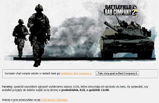 Gorące „bułecki”: Battlefield: Bad Company 2 na PC – 1000 kodów do testów wersji beta [KODY JUŻ SĄ]