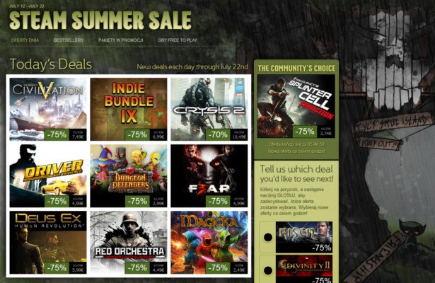 Steam Summer Sale: Dziewiąty dzień wyprzedaży!