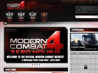 Modern Combat 4: Zero Hours – Gameloft uruchamia centrum społecznościowe