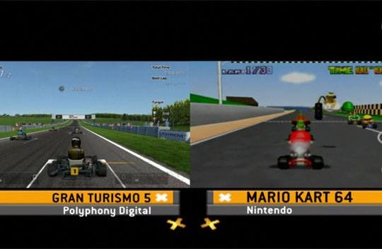 Gran Turismo 5 kontra Mario Kart 64: To jest dopiero pojedynek gier wyścigowych… [WIDEO]