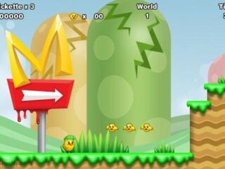 Freeware: Super Chick Sisters (razem z Mario i… Pamelą Anderson) walczą z McDonaldem