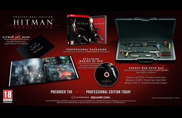 Hitman Rozgrzeszenie: Zawartość edycji „profesjonalnej”