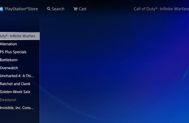Call of Duty: Infinite Warfare? Taka nazwa pojawiła się na chwilę w PlayStation Store