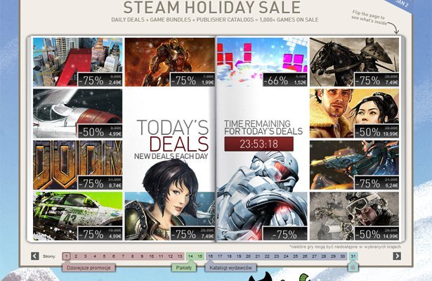 Świąteczna wyprzedaż na Steamie – dzień 9