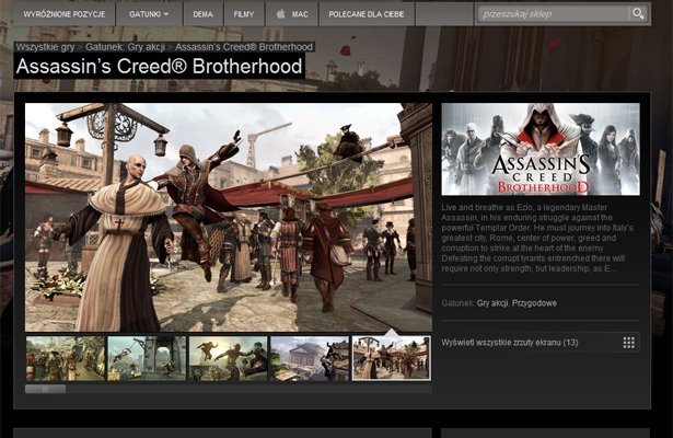 Assassin´s Creed: Brotherhood – wersja PC bez kontrowersyjnych zabezpieczeń?