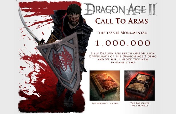 Dragon Age II: BioWare wzywa do broni – „Pobierzcie demo milion razy, damy gratisy”