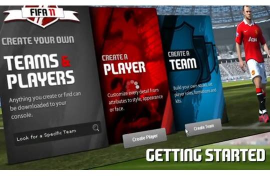 FIFA 11: Creation Centre [WIDEO]
