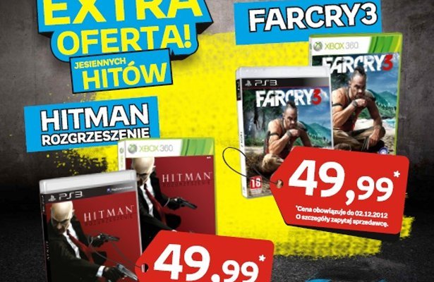 Oddaj dwie używane gry i kup Hitmana Rozgrzeszenie i Far Cry´a 3 znacznie taniej