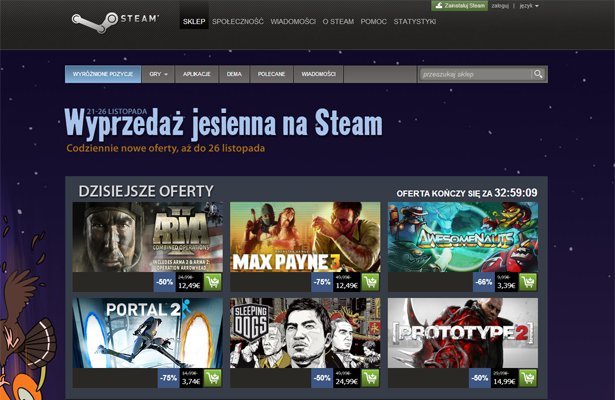 Jesienna wyprzedaż na Steamie ? dzień 2. Max Payne 3, Portal 2, Prototype 2